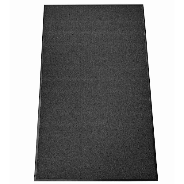 Wiper Mat, Polypropylene, 5/16" Thick, Black, 6' W x 60' L